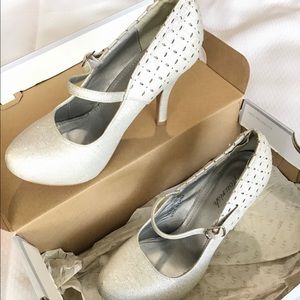Celeste Silver Heels
